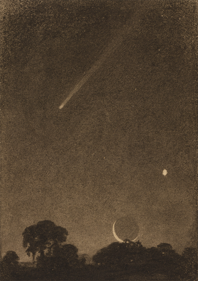 Illustration for article titled Stunning Depictions of Ancient Comets That Scared the Hell Out of Humans